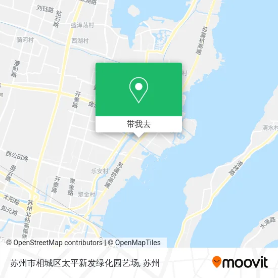 苏州市相城区太平新发绿化园艺场地图