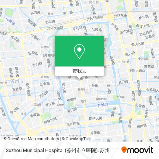 Suzhou Municipal Hospital (苏州市立医院)地图