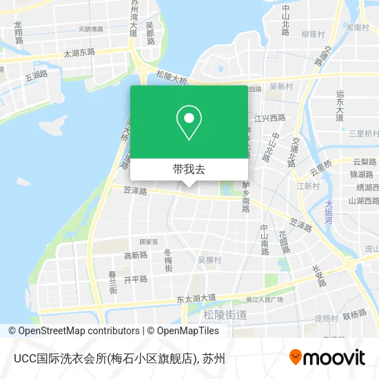 UCC国际洗衣会所(梅石小区旗舰店)地图