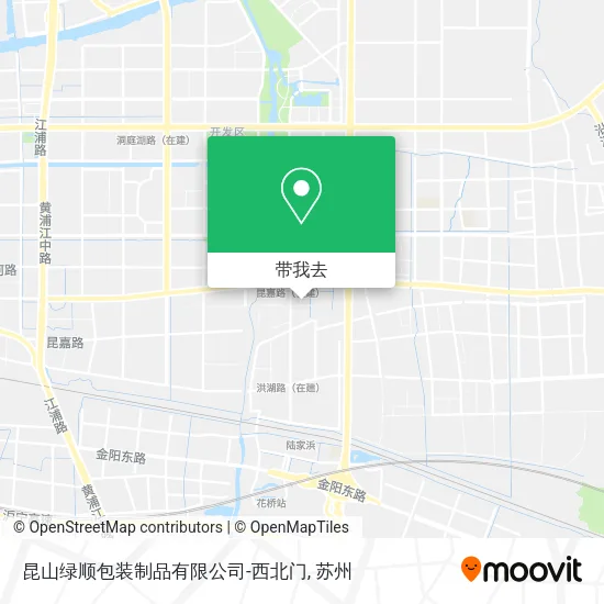 昆山绿顺包装制品有限公司-西北门地图