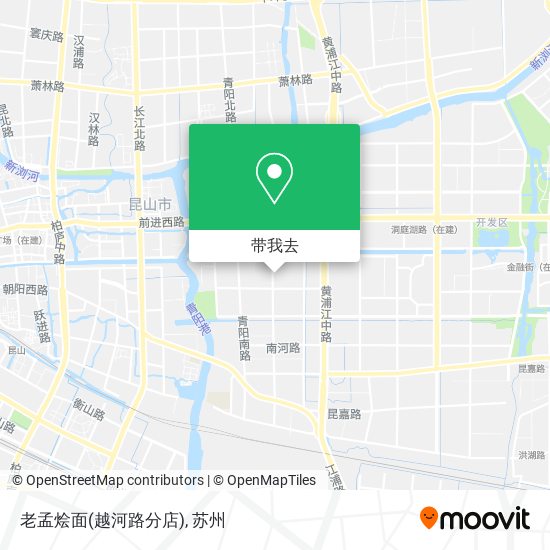 老孟烩面(越河路分店)地图