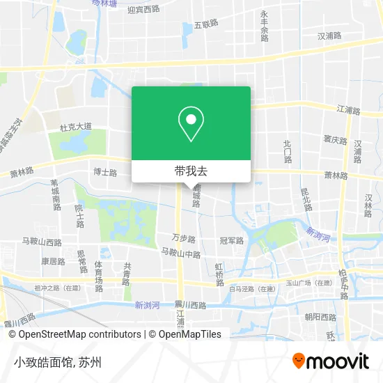 小致皓面馆地图
