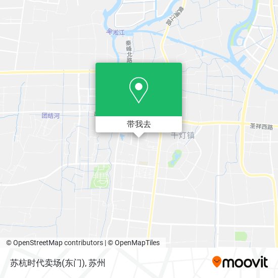 苏杭时代卖场(东门)地图