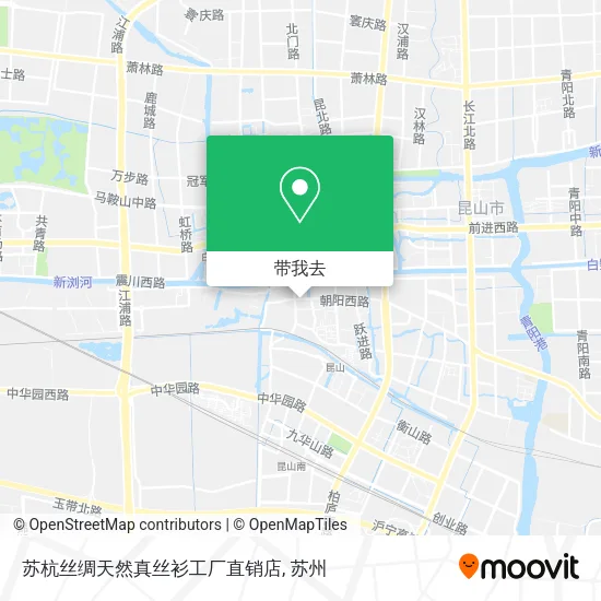 苏杭丝绸天然真丝衫工厂直销店地图