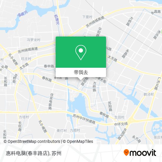 惠科电脑(春丰路店)地图