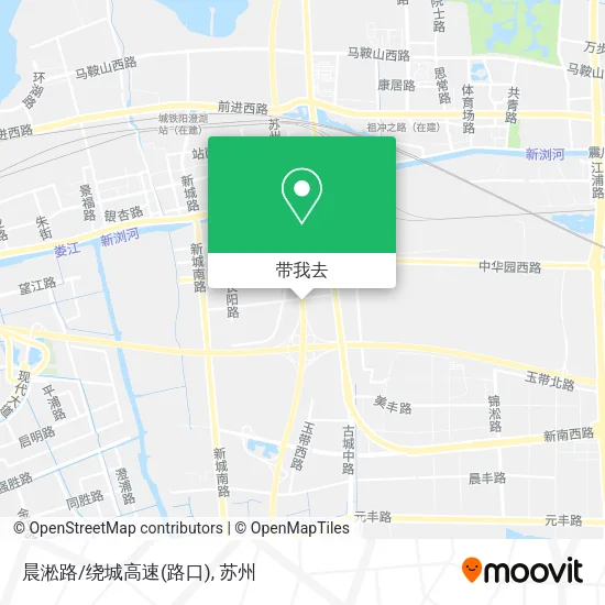 晨淞路/绕城高速(路口)地图