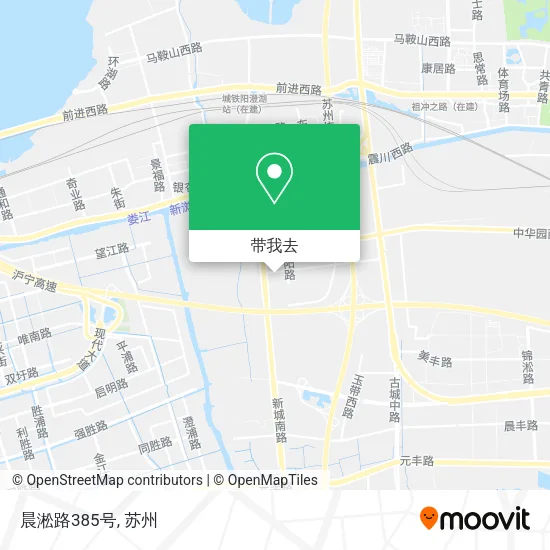 晨淞路385号地图
