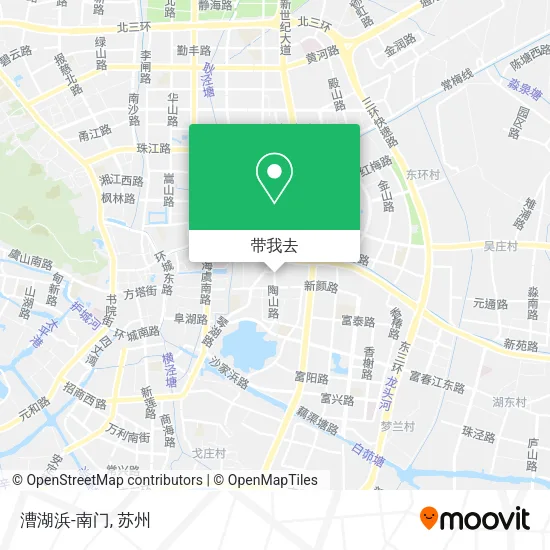 漕湖浜-南门地图