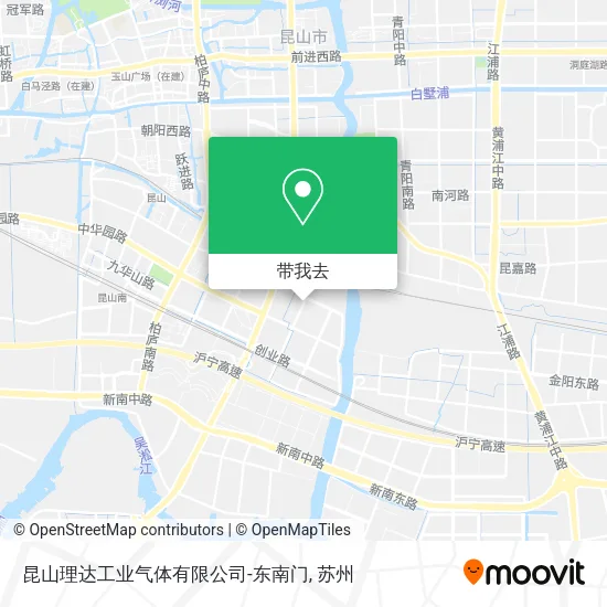 昆山理达工业气体有限公司-东南门地图