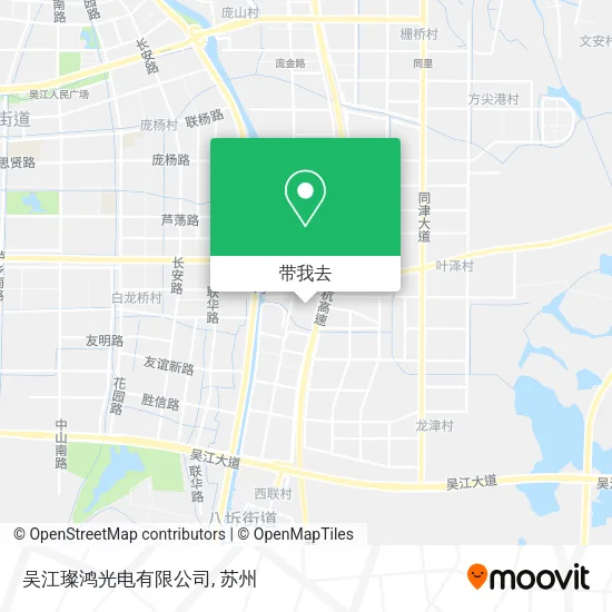 吴江璨鸿光电有限公司地图
