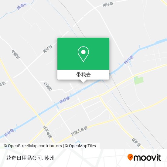 花奇日用品公司地图
