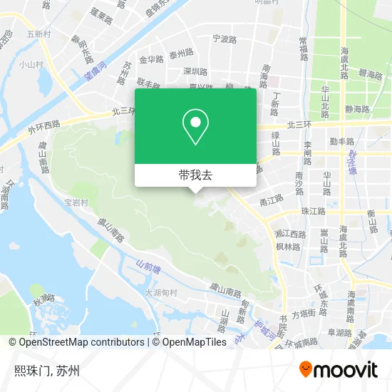 熙珠门地图