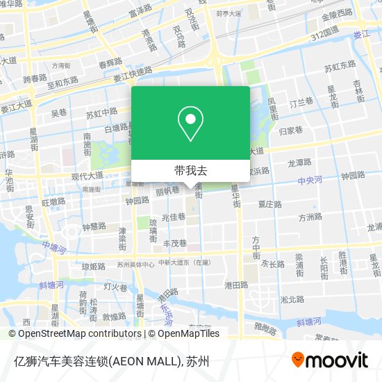 亿狮汽车美容连锁(AEON MALL)地图