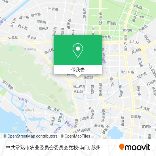 中共常熟市农业委员会委员会党校-南门地图