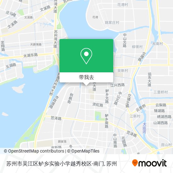 苏州市吴江区鲈乡实验小学越秀校区-南门地图