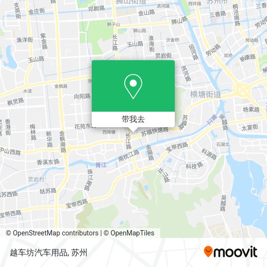 越车坊汽车用品地图