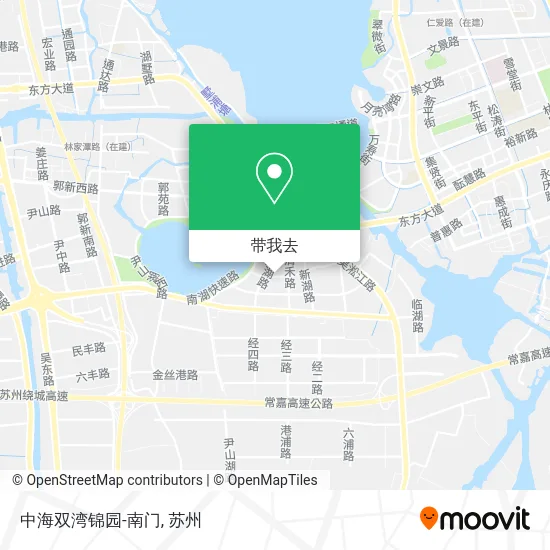 中海双湾锦园-南门地图