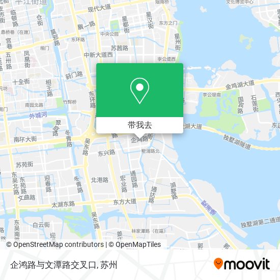 企鸿路与文潭路交叉口地图