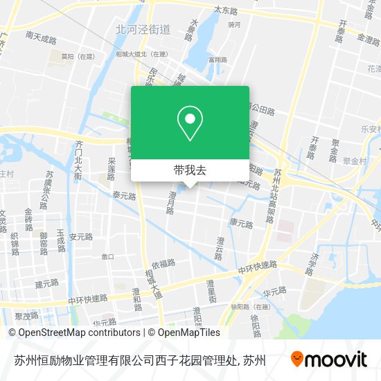 苏州恒励物业管理有限公司西子花园管理处地图