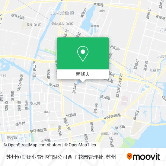 苏州恒励物业管理有限公司西子花园管理处地图