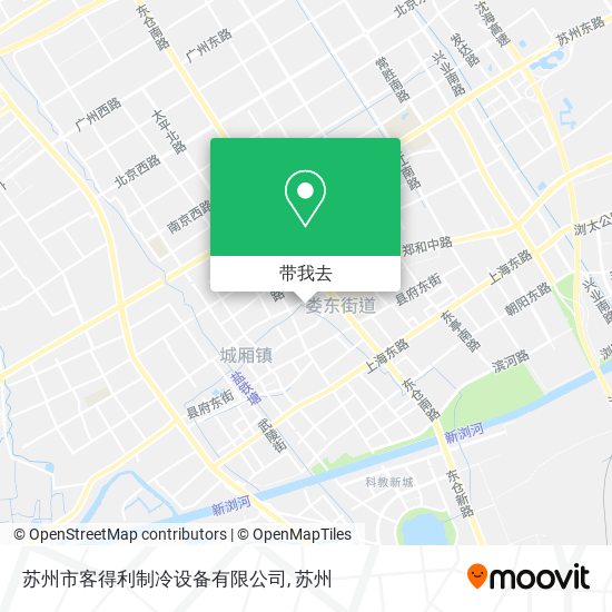 苏州市客得利制冷设备有限公司地图