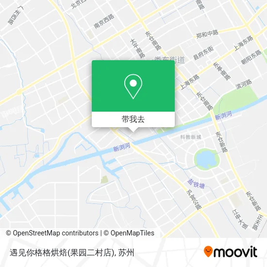 遇见你格格烘焙(果园二村店)地图