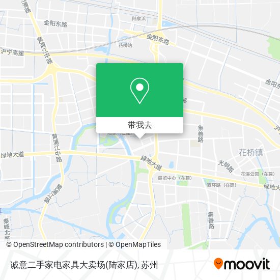 诚意二手家电家具大卖场(陆家店)地图