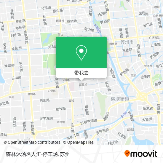 森林沐汤名人汇-停车场地图