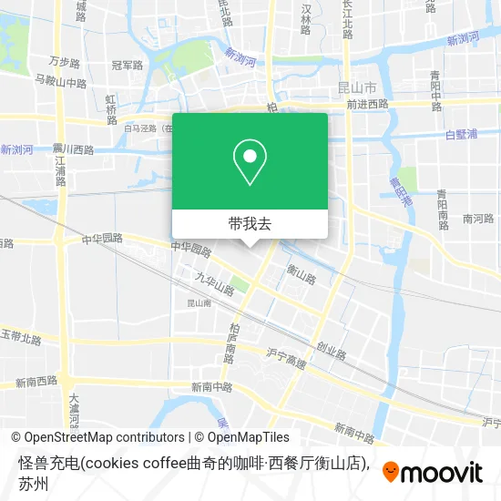 怪兽充电(cookies coffee曲奇的咖啡·西餐厅衡山店)地图