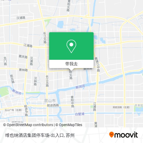 维也纳酒店集团停车场-出入口地图