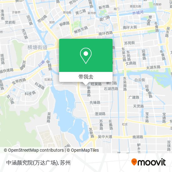 中涵颜究院(万达广场)地图