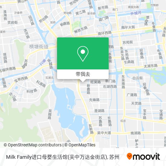 Milk Family进口母婴生活馆(吴中万达金街店)地图