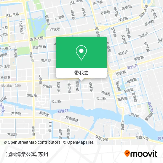 冠园海棠公寓地图