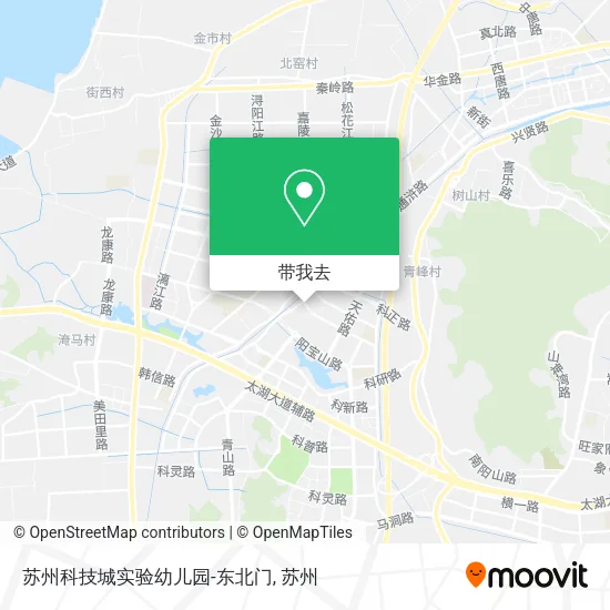 苏州科技城实验幼儿园-东北门地图