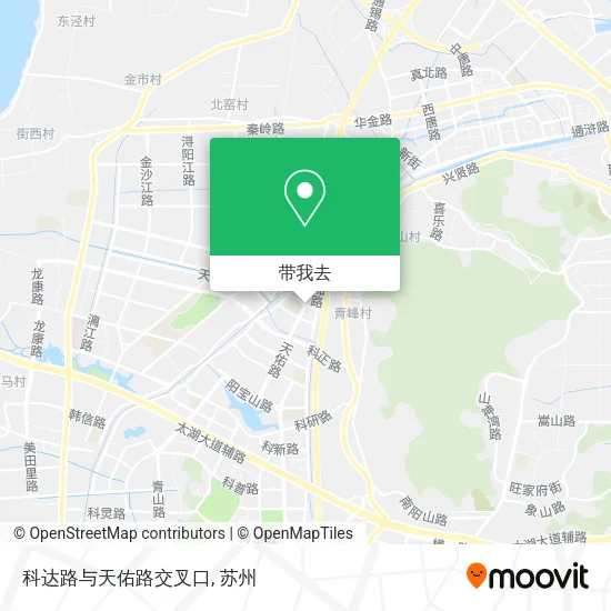 科达路与天佑路交叉口地图