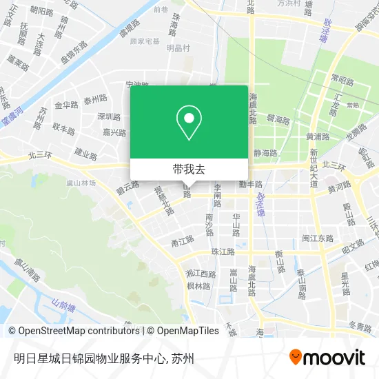 明日星城日锦园物业服务中心地图