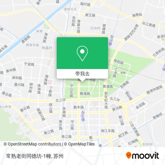 常熟老街同德坊-1幢地图