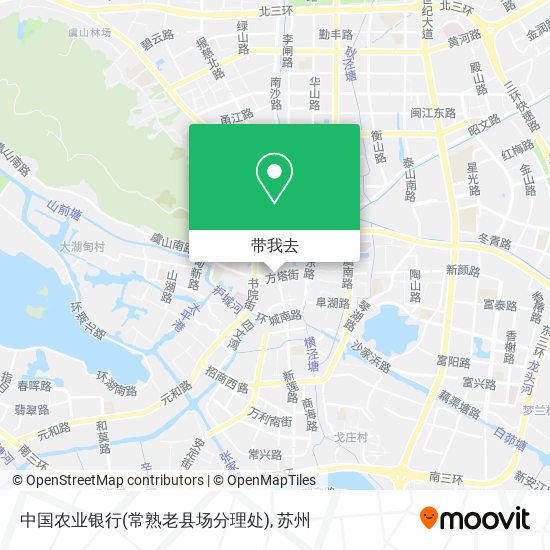 中国农业银行(常熟老县场分理处)地图