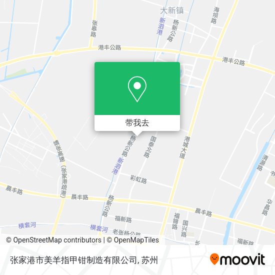 张家港市美羊指甲钳制造有限公司地图