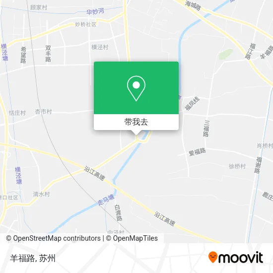 羊福路地图