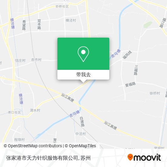 张家港市天力针织服饰有限公司地图