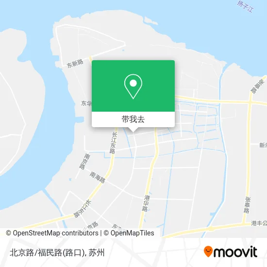 北京路/福民路(路口)地图