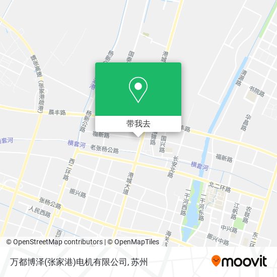 万都博泽(张家港)电机有限公司地图