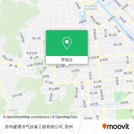 苏州建通冷气设备工程有限公司地图