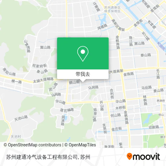苏州建通冷气设备工程有限公司地图
