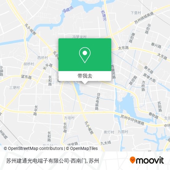 苏州建通光电端子有限公司-西南门地图