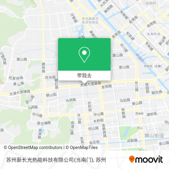 苏州新长光热能科技有限公司(当南门)地图