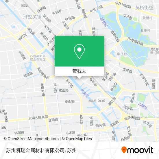 苏州凯瑞金属材料有限公司地图
