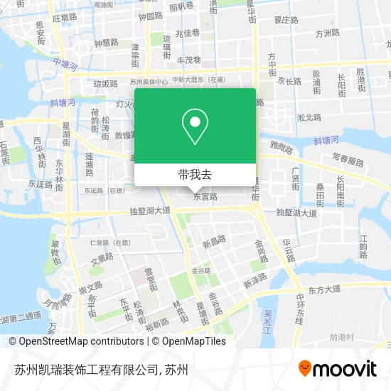 苏州凯瑞装饰工程有限公司地图