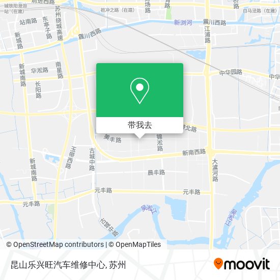 昆山乐兴旺汽车维修中心地图